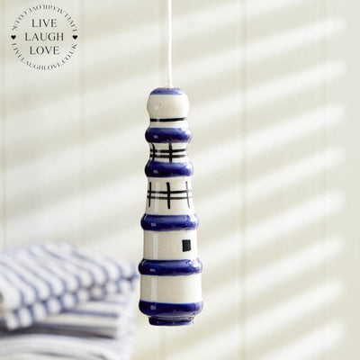 Ceramic Lighthouse Light Pulls - LIVE LAUGH LOVE LIMITED
