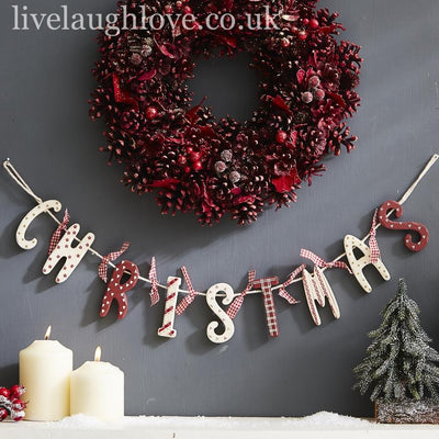Christmas Garland - LIVE LAUGH LOVE LIMITED