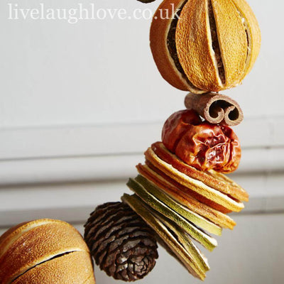 Christmas Orange Circle - Plain - LIVE LAUGH LOVE LIMITED