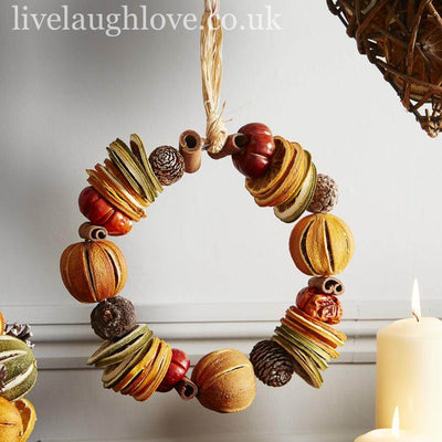 Christmas Orange Circle - Plain - LIVE LAUGH LOVE LIMITED