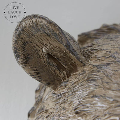 Decorative Bear Head Wall Ornament - LIVE LAUGH LOVE LIMITED