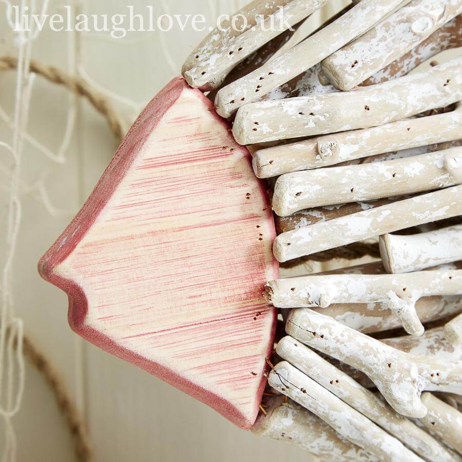 Decorative Twiggy Driftwood Fish Nautical Sculpture - LIVE LAUGH LOVE LIMITED