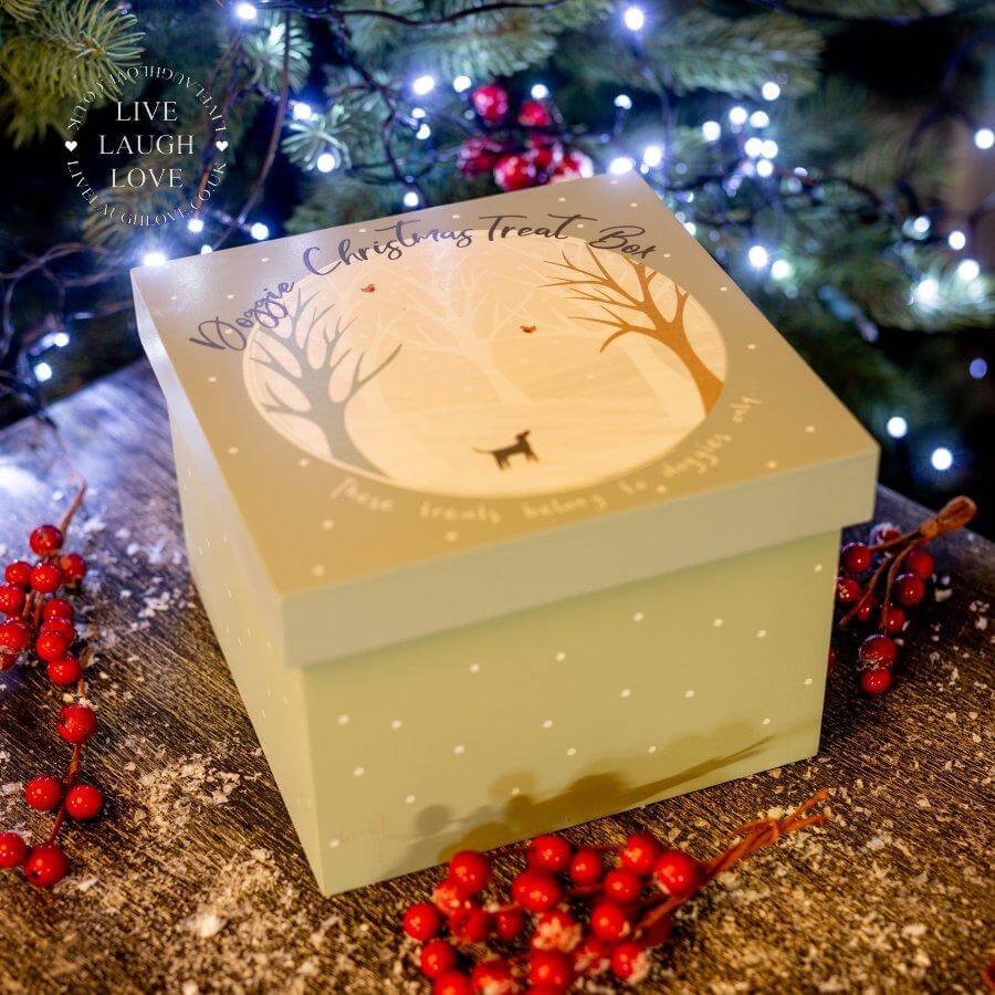 Doggie Christmas Treat Box - LIVE LAUGH LOVE LIMITED