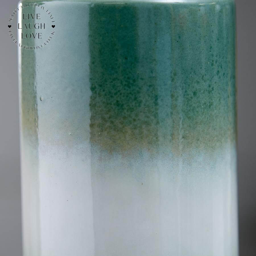 Drip Glaze Green Vase - LIVE LAUGH LOVE LIMITED