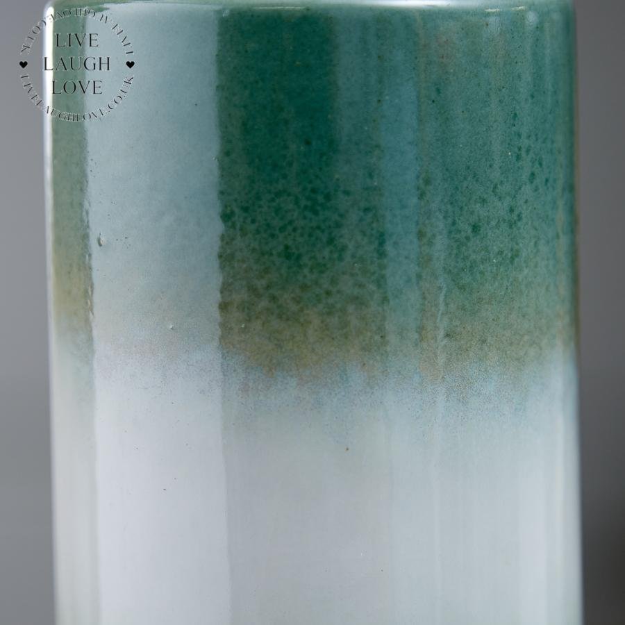 Drip Glaze Green Vase - LIVE LAUGH LOVE LIMITED