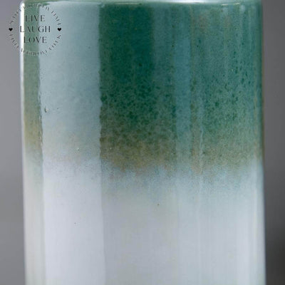 Drip Glaze Green Vase - LIVE LAUGH LOVE LIMITED