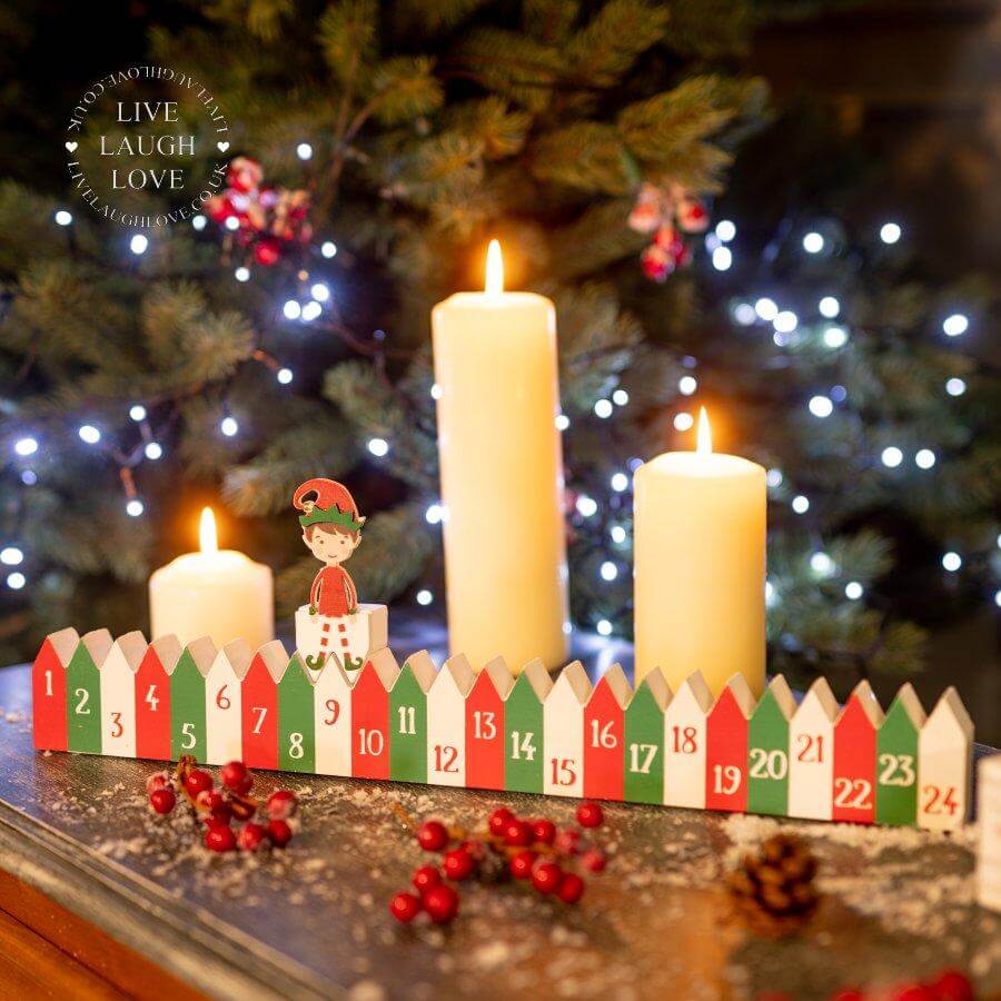 Elf On A Shelf Advent Ruler - LIVE LAUGH LOVE LIMITED
