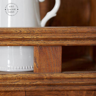 French Oak Dresser - LIVE LAUGH LOVE LIMITED