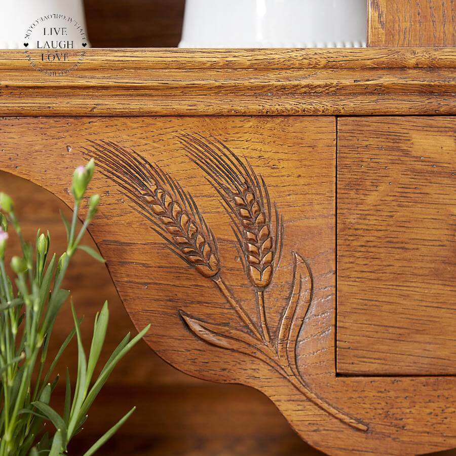 French Oak Dresser - LIVE LAUGH LOVE LIMITED