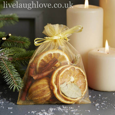 Fruit Organza Bag - Gold - LIVE LAUGH LOVE LIMITED