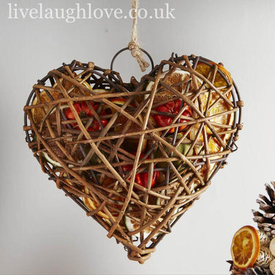 Fruit Wicker Case - Heart - LIVE LAUGH LOVE LIMITED