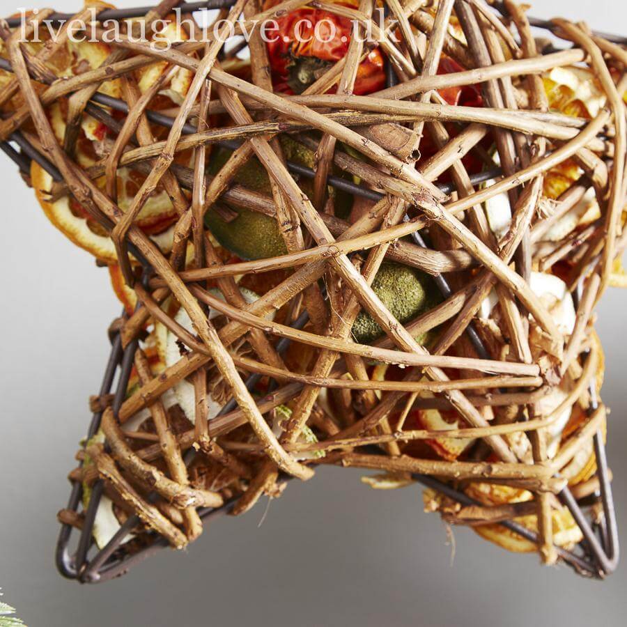 Fruit Wicker Case - Star - LIVE LAUGH LOVE LIMITED