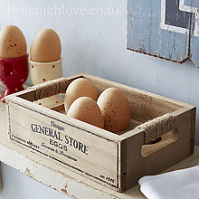 General Store Egg Crate - LIVE LAUGH LOVE LIMITED