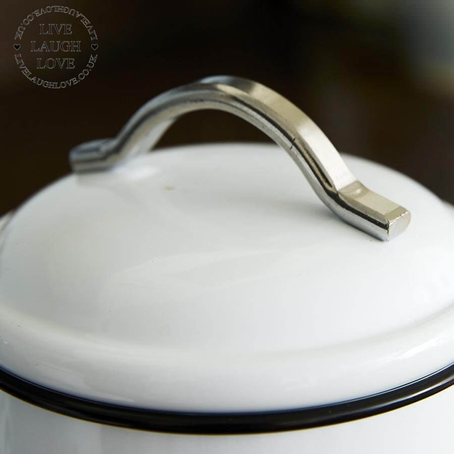 General Store Tea Sugar & Coffee Metal Canisters ***Second*** - LIVE LAUGH LOVE LIMITED