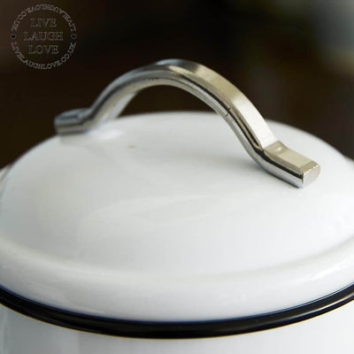 General Store Tea Sugar & Coffee Metal Canisters ***Second*** - LIVE LAUGH LOVE LIMITED