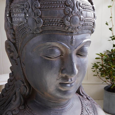 Giant Buddha Head Garden Ornament - LIVE LAUGH LOVE LIMITED