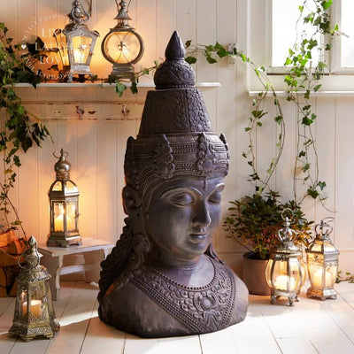 Giant Buddha Head Garden Ornament - LIVE LAUGH LOVE LIMITED