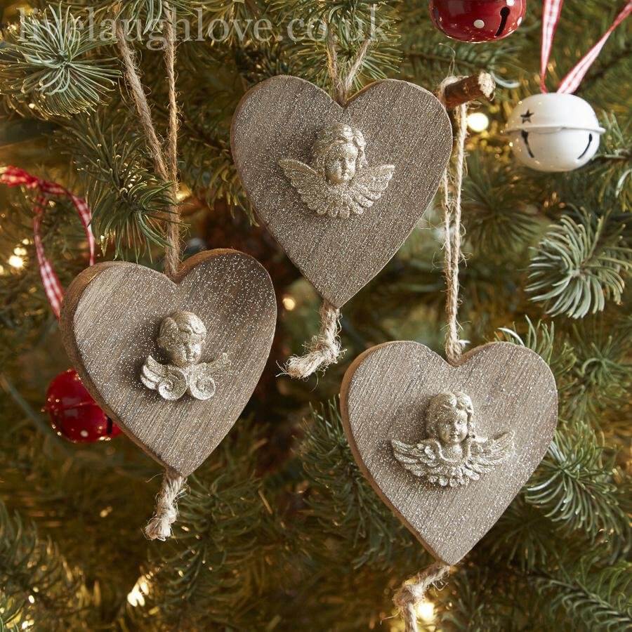 Glitter Angel Head on Heart - ONE ONLY - LIVE LAUGH LOVE LIMITED