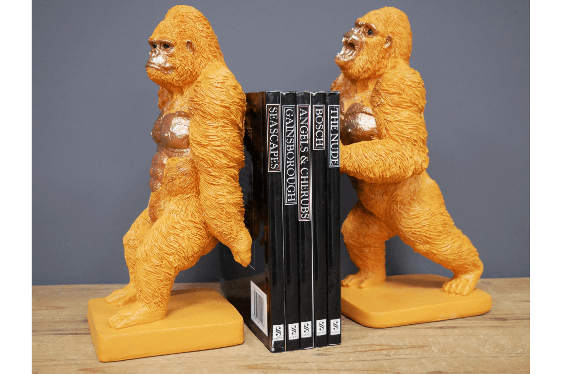 Gorilla book end SINGLE - LIVE LAUGH LOVE LIMITED