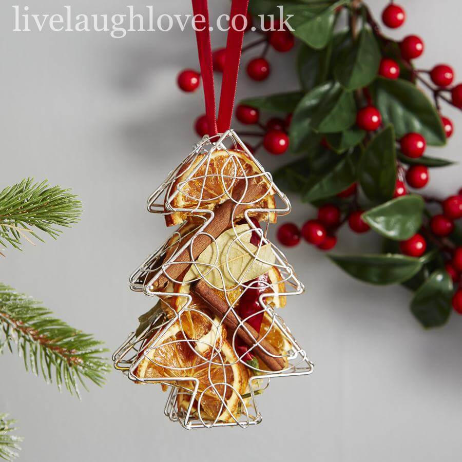 Hanging Silver Tree - LIVE LAUGH LOVE LIMITED