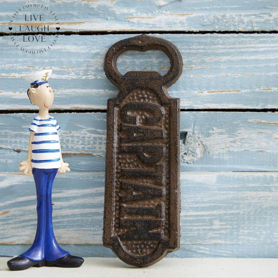 Iron Captain Bottle Opener - LIVE LAUGH LOVE LIMITED