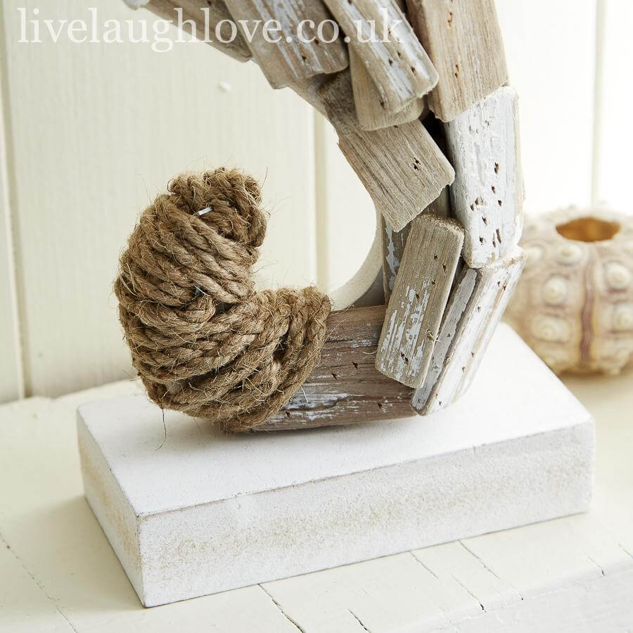 Large Driftwood Seahorse Sculpture - LIVE LAUGH LOVE LIMITED