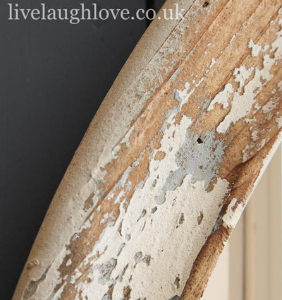 Large Round Fleur Mirror - LIVE LAUGH LOVE LIMITED