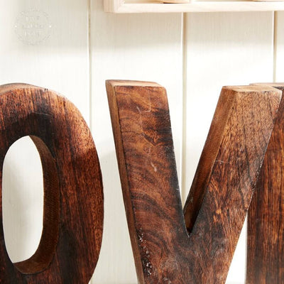 Large Wooden Letters "Love" - LIVE LAUGH LOVE LIMITED