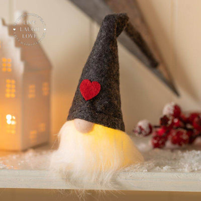 LED Fabric Gonks With Pointy Hats - LIVE LAUGH LOVE LIMITED