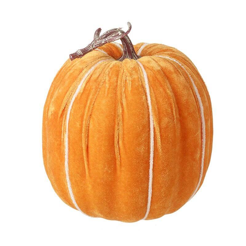 Light Orange Velvet Pumpkin - LIVE LAUGH LOVE LIMITED