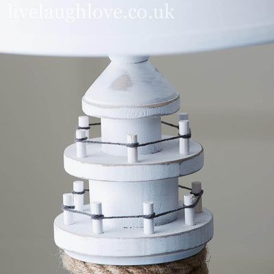 Lighthouse Lamp With Rope - LIVE LAUGH LOVE LIMITED