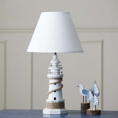 Lighthouse Lamp With Rope - LIVE LAUGH LOVE LIMITED