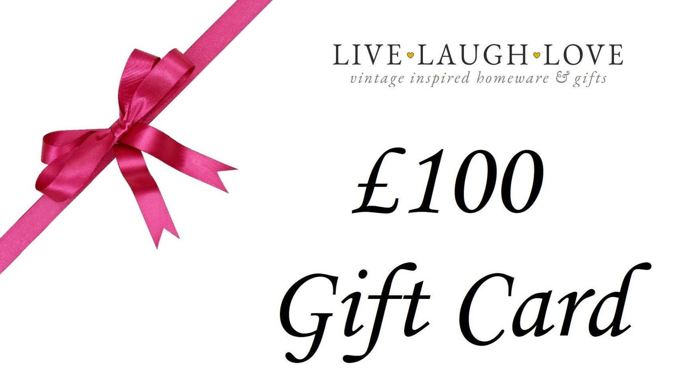 Live Laugh Love Gift Card - LIVE LAUGH LOVE LIMITED
