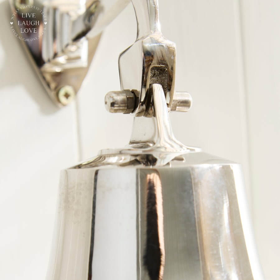 Metal Hanging Nautical Ship Bell - LIVE LAUGH LOVE LIMITED