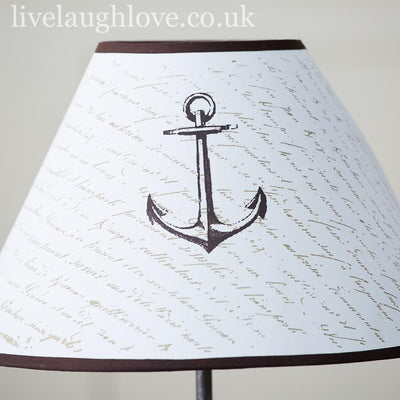 Metal Style Anchor Lamp - LIVE LAUGH LOVE LIMITED