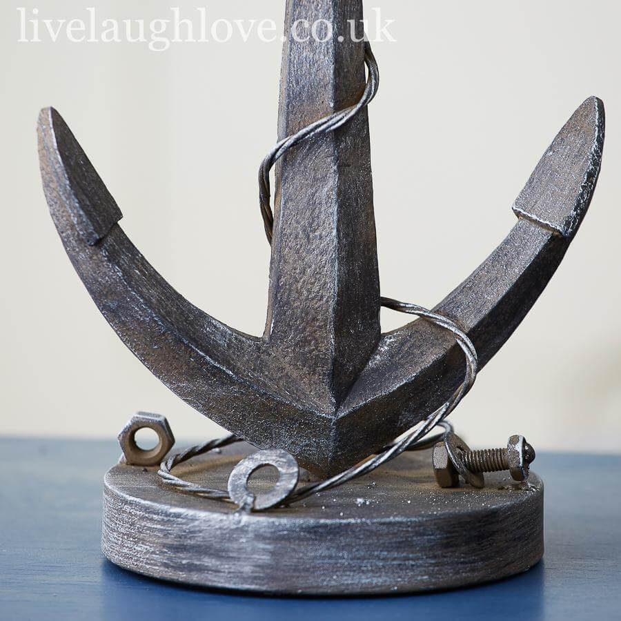 Metal Style Anchor Lamp - LIVE LAUGH LOVE LIMITED