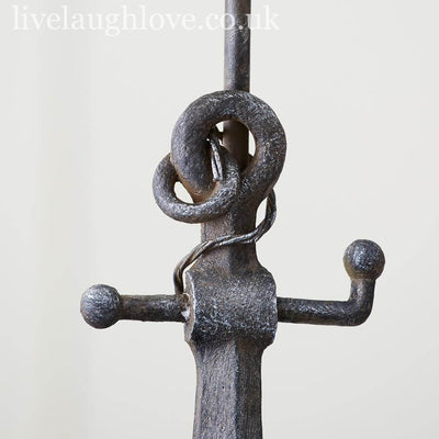 Metal Style Anchor Lamp - LIVE LAUGH LOVE LIMITED