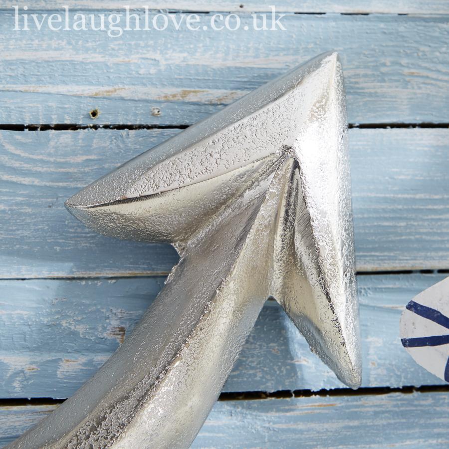 Metal Wall Hanging Anchor - LIVE LAUGH LOVE LIMITED