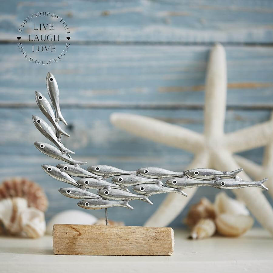 Mini Shoal Sculpture - LIVE LAUGH LOVE LIMITED