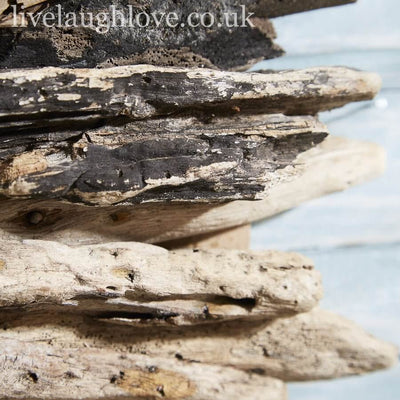 Natural Round Driftwood Mirror - LIVE LAUGH LOVE LIMITED