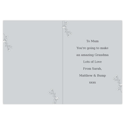 Personalised Grey Snapshot Photo Upload Greeting Card - LIVE LAUGH LOVE LIMITED