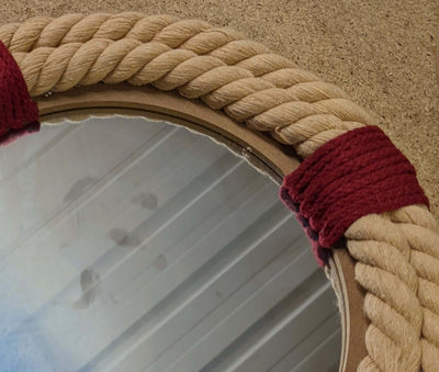 Rope Surround Life Ring Wall Mirror ***Second*** - LIVE LAUGH LOVE LIMITED