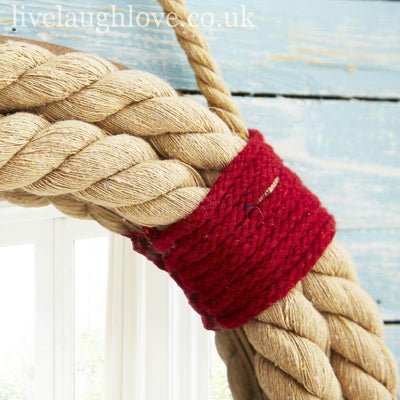 Rope Surround Life Ring Wall Mirror ***Second*** - LIVE LAUGH LOVE LIMITED