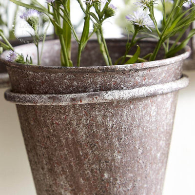 Rustic Wall Mirror With Triple Planter - LIVE LAUGH LOVE LIMITED