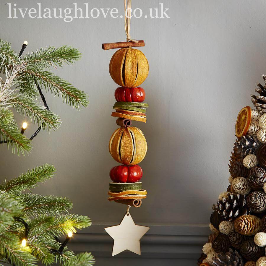 Short Orange Garland - LIVE LAUGH LOVE LIMITED
