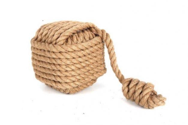 Square Rope Door Stop - Natural - LIVE LAUGH LOVE LIMITED