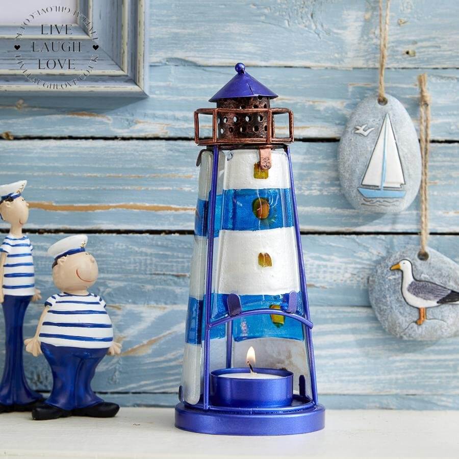 Stained Glass Lighthouse - LIVE LAUGH LOVE LIMITED
