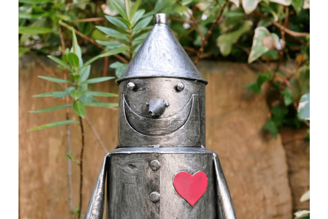 Tin Man Garden Ornament - 42cm - LIVE LAUGH LOVE LIMITED