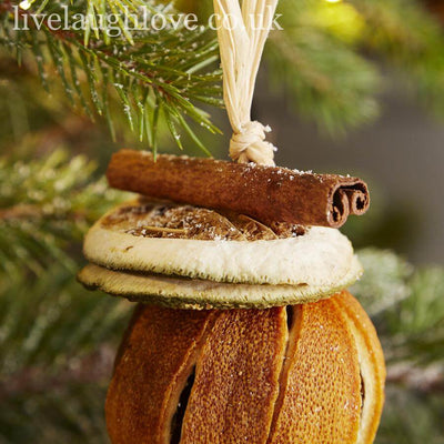Tree Decoration - Orange - LIVE LAUGH LOVE LIMITED