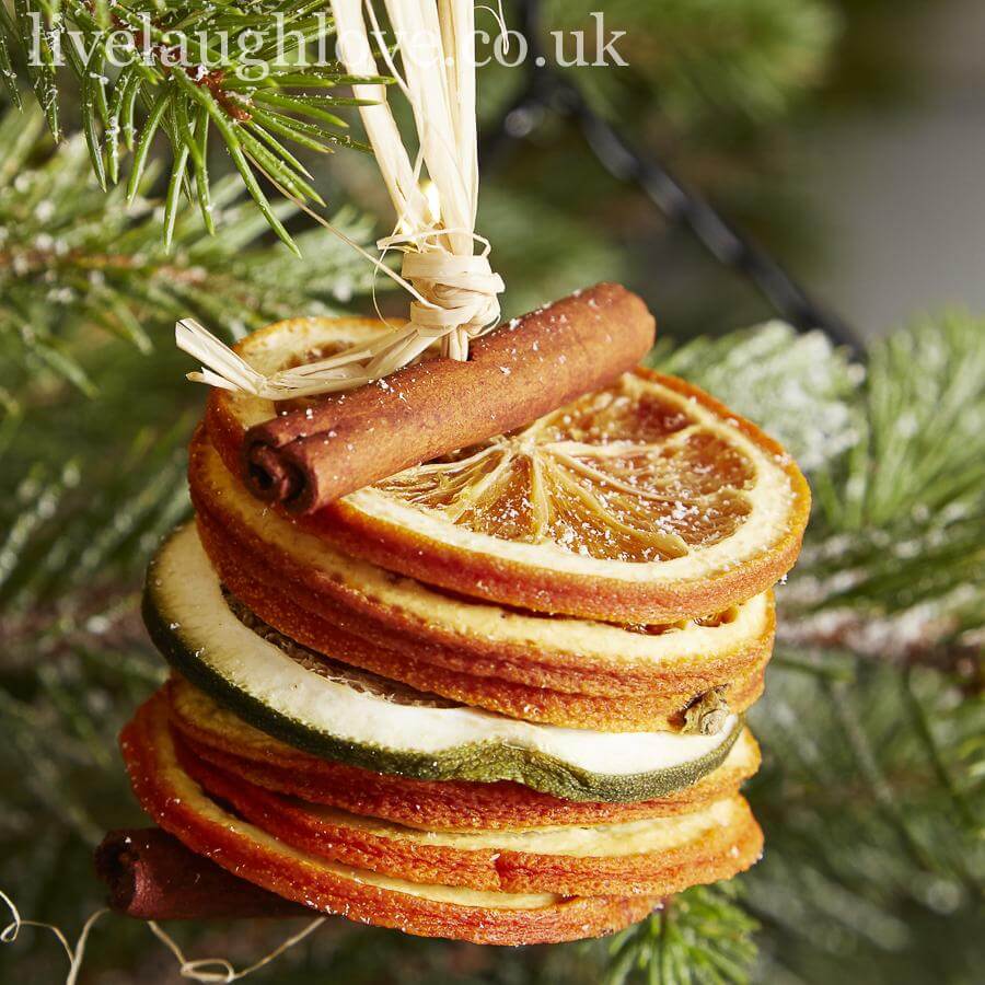 Tree Decoration - Orange Slices - LIVE LAUGH LOVE LIMITED